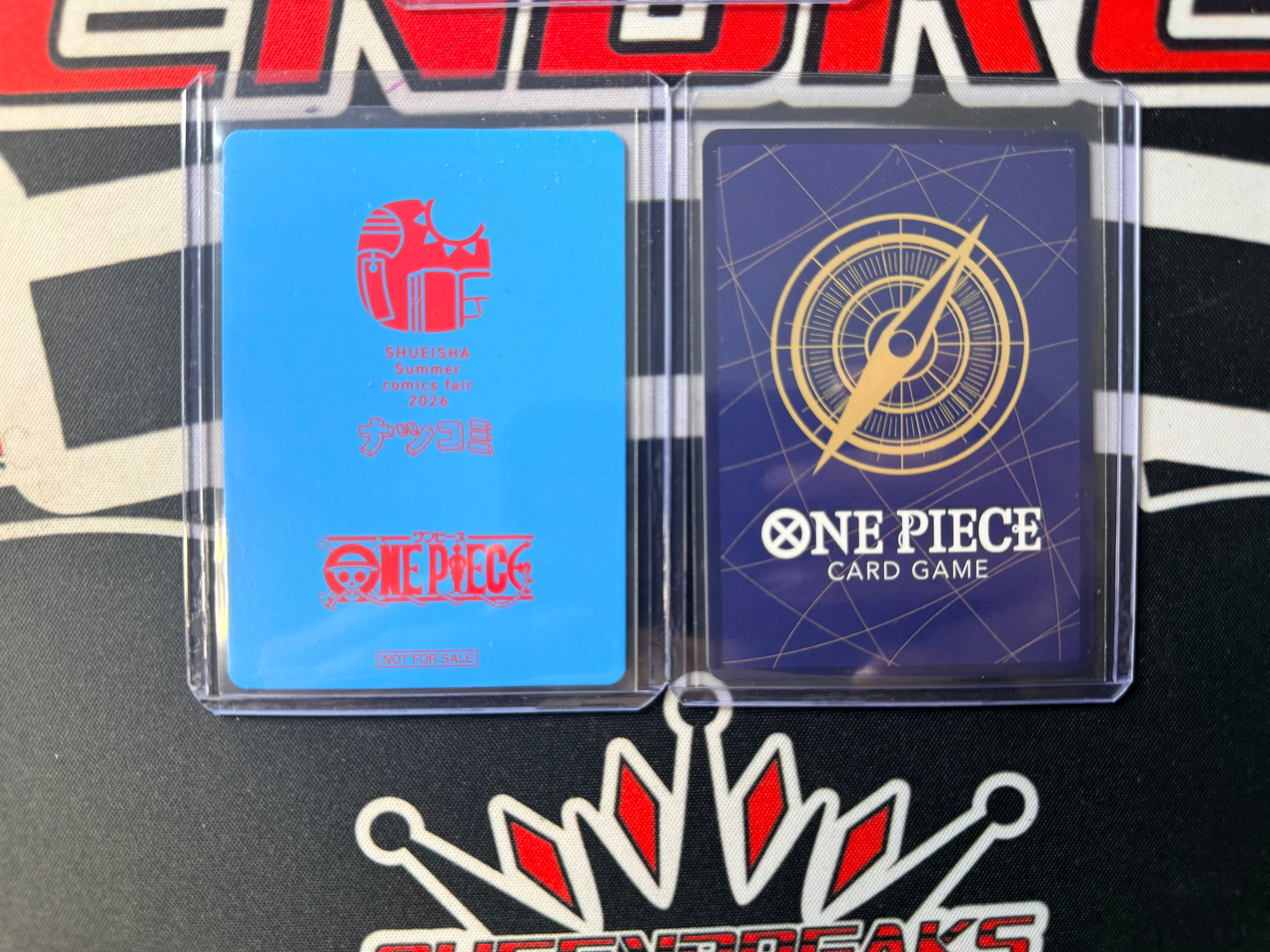 One Piece Luffy P-159 Shonen Jump & Natsucomi Watermelon Met Kira Promo card set