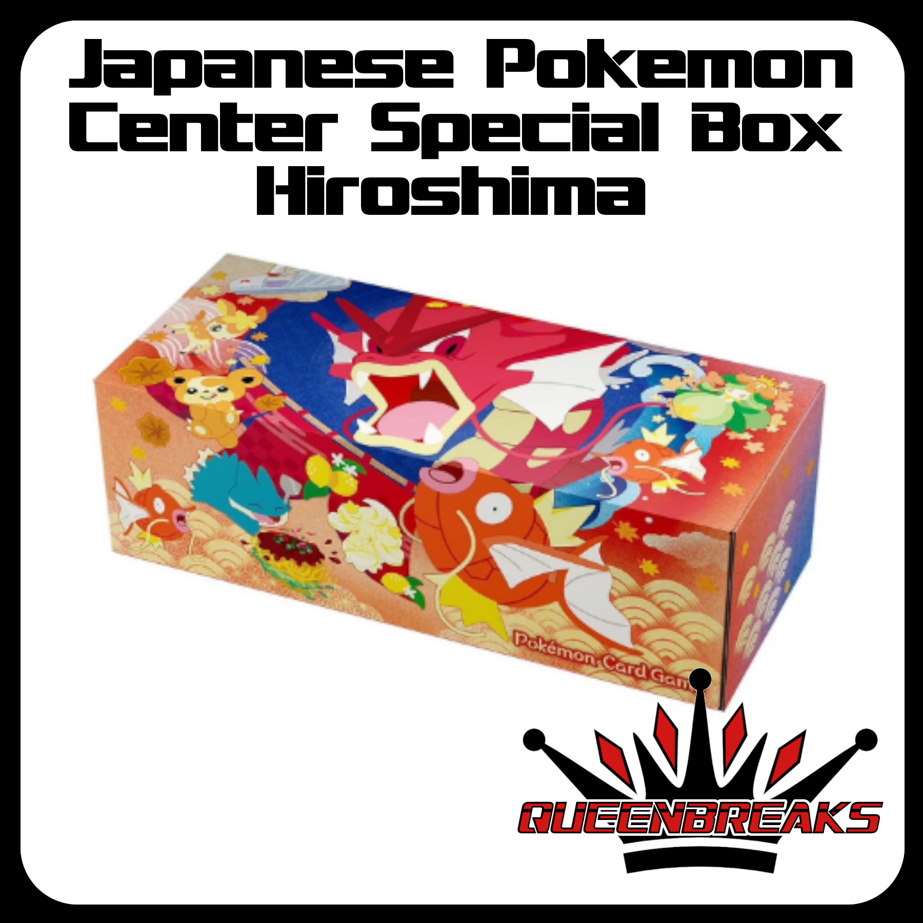 Japanese Pokemon Center Special Box Hiroshima