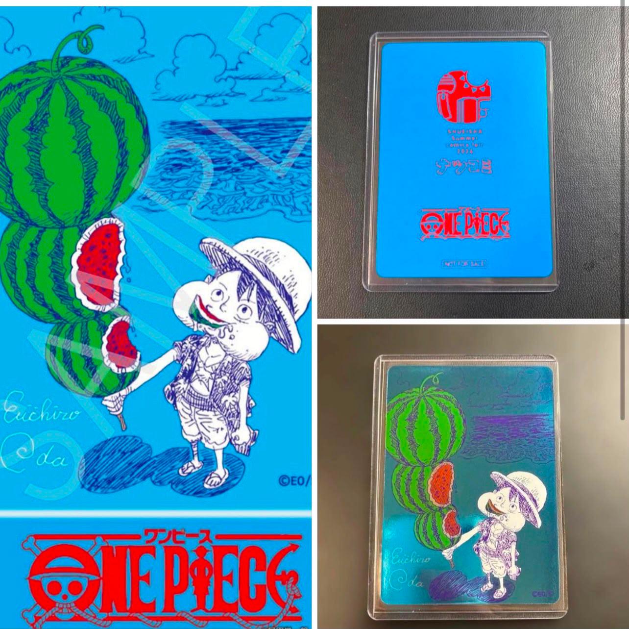 [PRESALE] ONE PIECE Metakira Card Luffy Watermelon NatsuComi Promo US SELLER