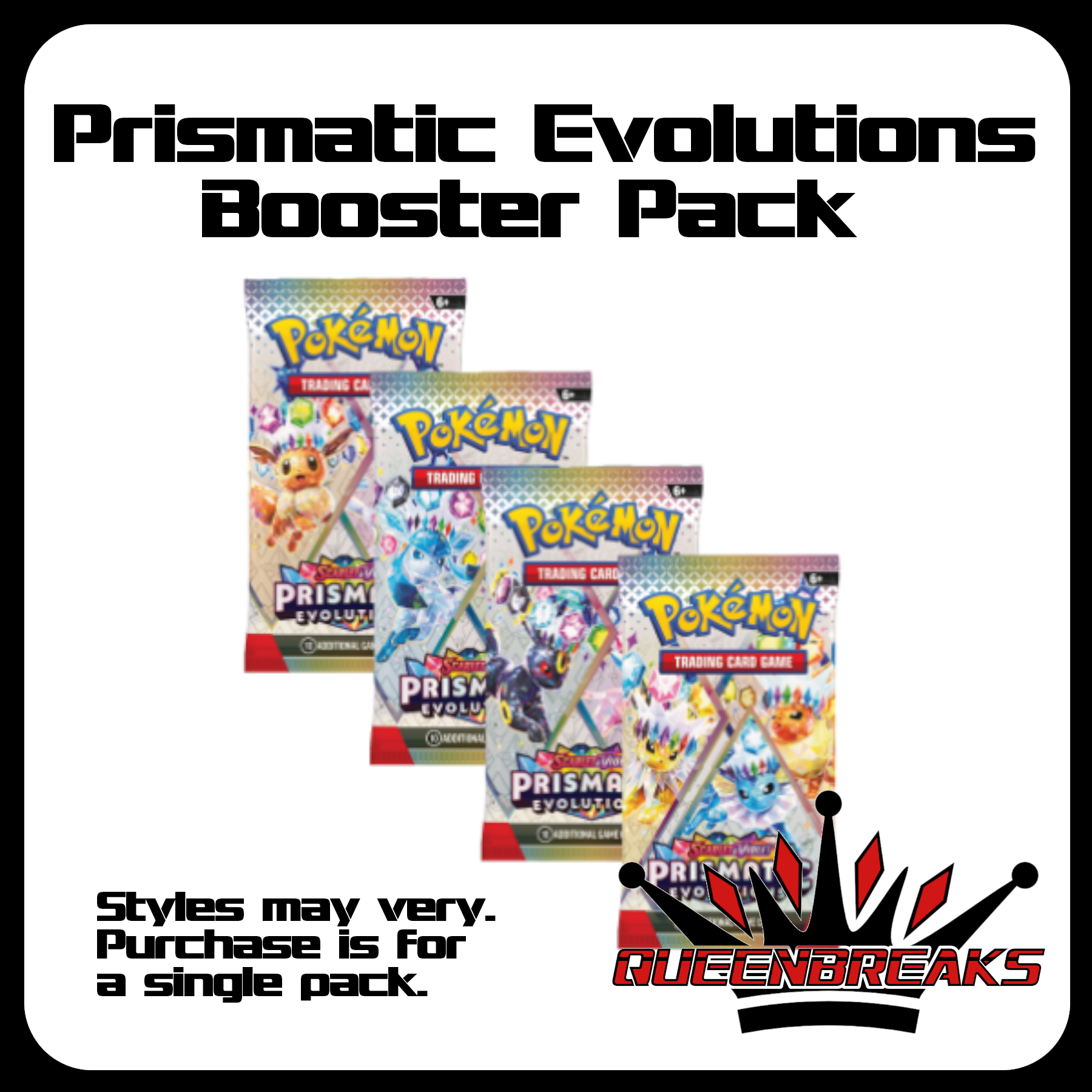 Prismatic Evolutions Booster Pack